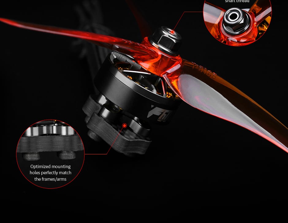 T-Motor F60 Pro IV V2.0 2207.5 FPV Motor 1750/1950/2550KV