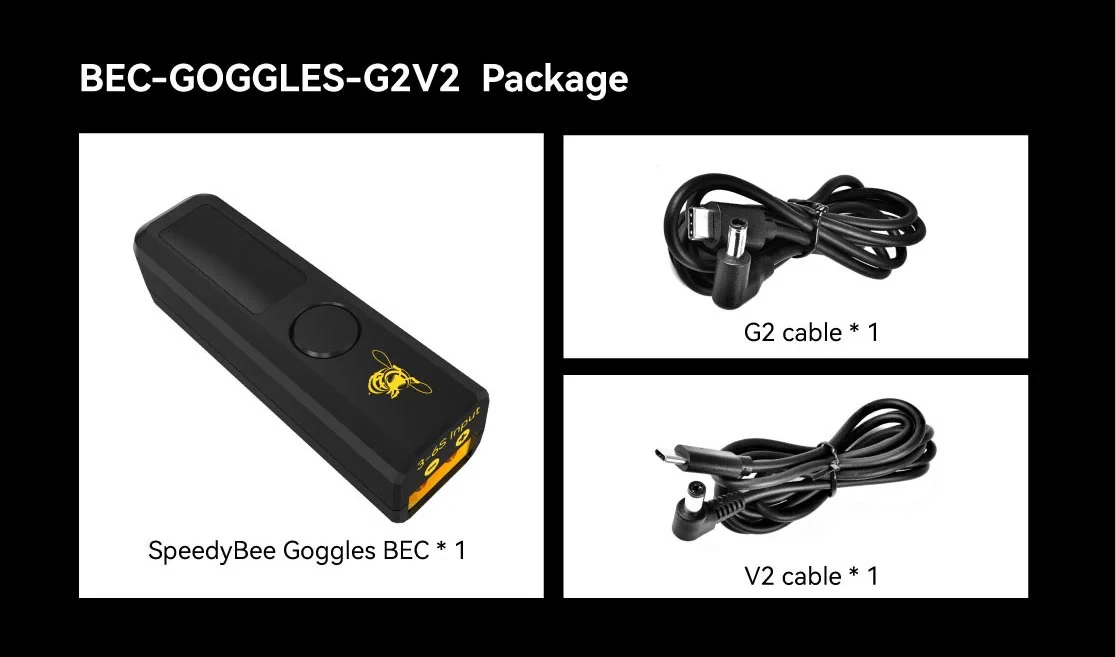 SpeedyBee Goggles BEC V3