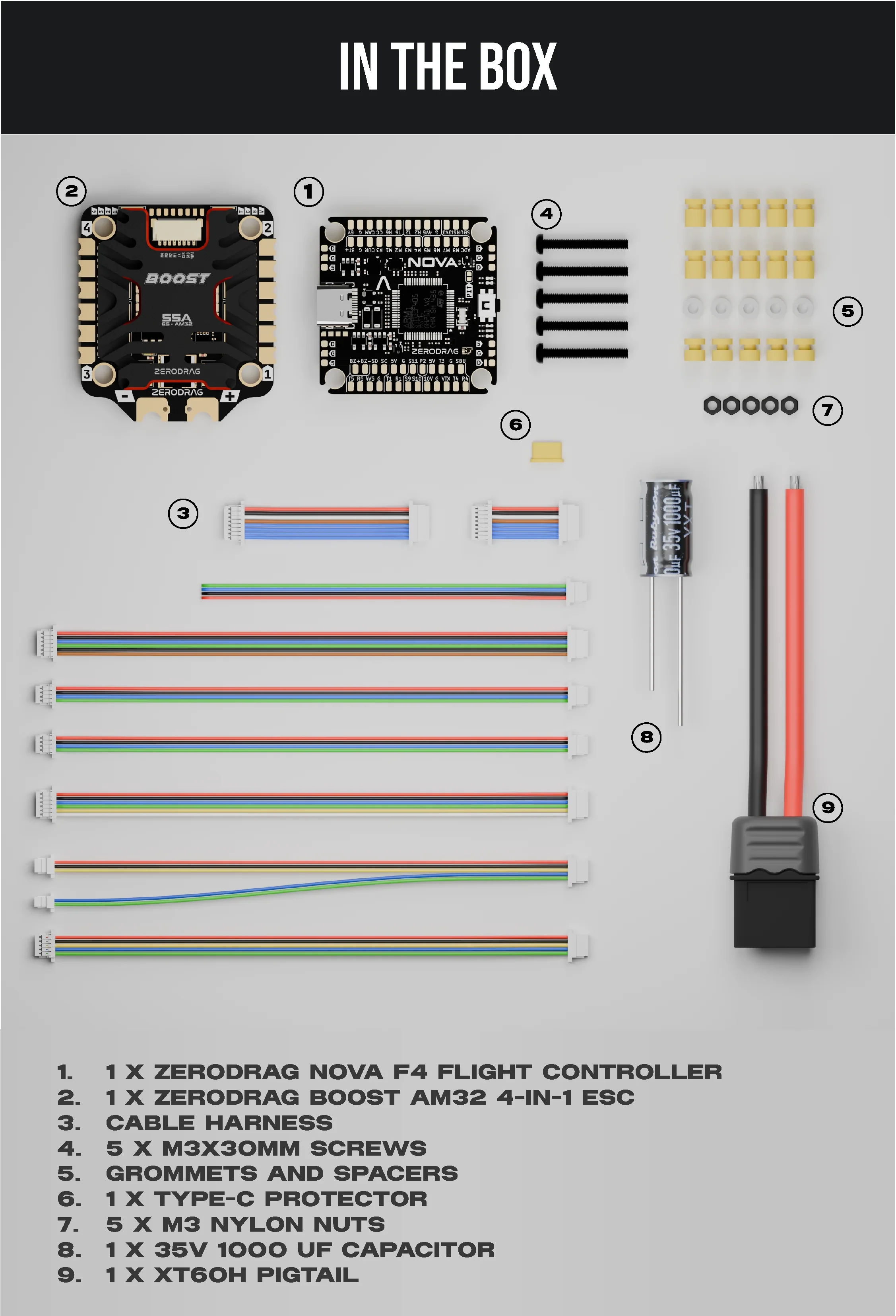 Zerodrag Nova-Boost F4 FPV Stack