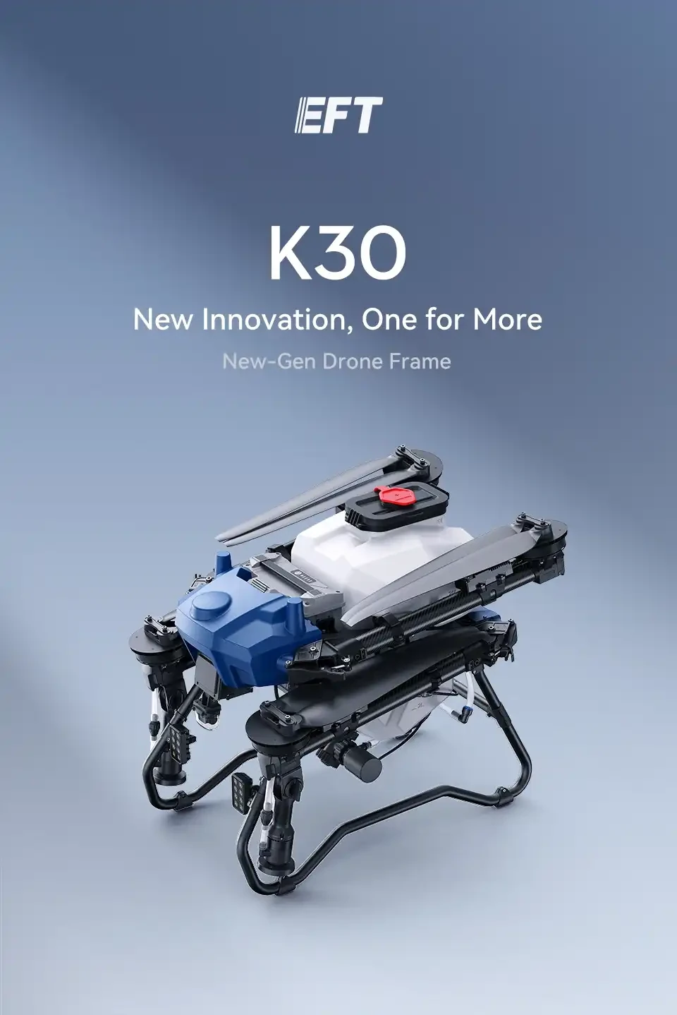 EFT K30 4-Axis Foldable Agri & Industrial Drone Frame