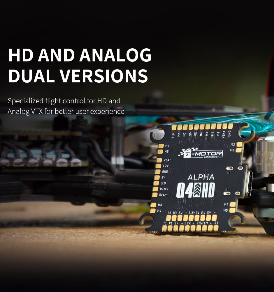 T-Motor Pacer G4 Alpha Flight Controller (Analog/HD)