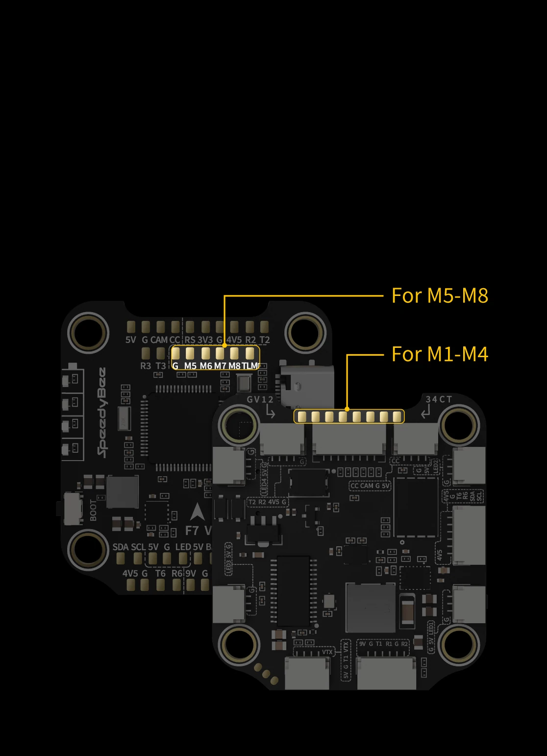 SpeedyBee F7 V3 Flight Controller (F722, BMI270, 30.5x30.5)