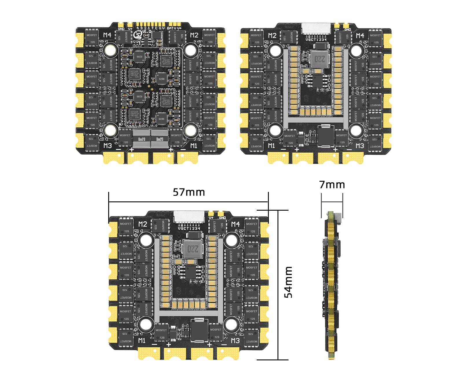 SEQURE E130/E160 G2 12S 130A/160A BLHeli_32 ESC