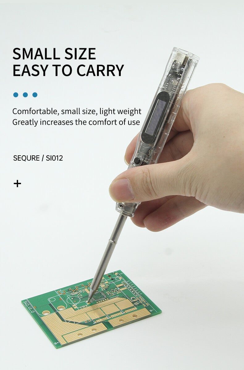 SEQURE SI012 Intelligent OLED Soldering Iron (T12)