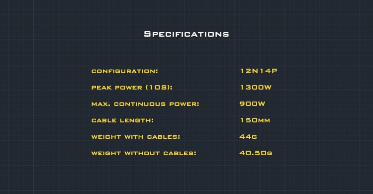 AMAX Competition 2308 Brushless Motor 1000KV/1600KV
