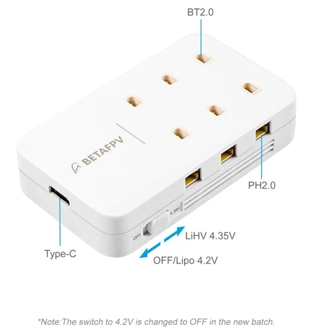BetaFPV 6-Port 1S LiHV Charger