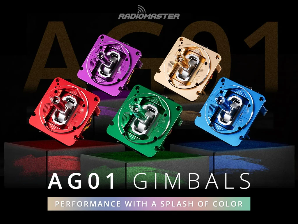 RadioMaster AG01 CNC Hall Gimbals for TX16S and Boxer