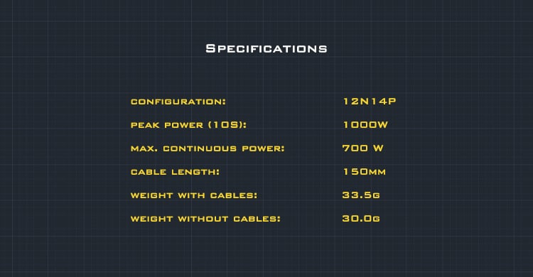 AMAX Competition 2306 1750KV Brushless Motor