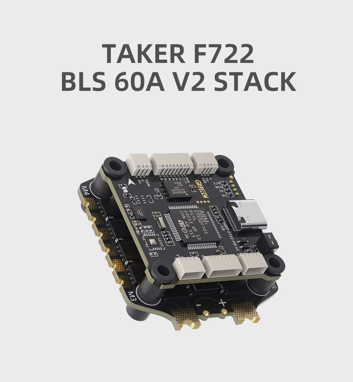 GEPRC Taker F722 BLS 60A V2 Stack (3-6S, 30.5x30.5)