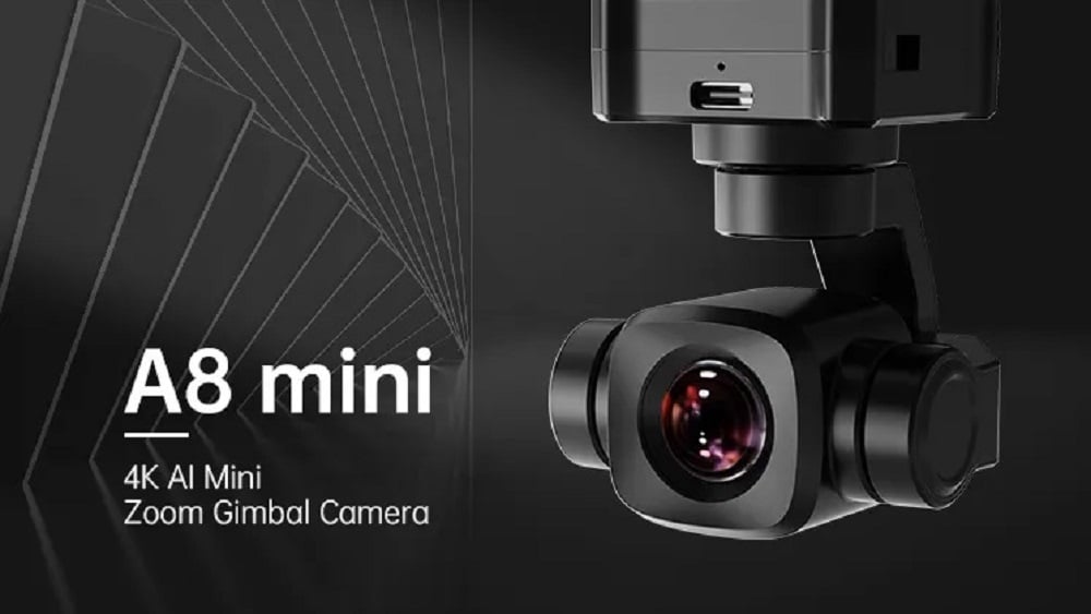 SIYI A8 mini 4K 6X Digital Zoom 3-Axis Gimbal Camera