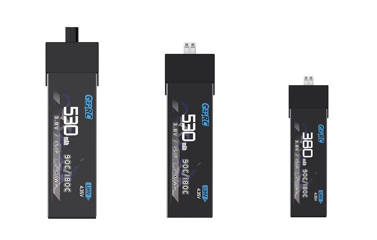 GEPRC 1S 530mAh PH2.0 LiPo Battery