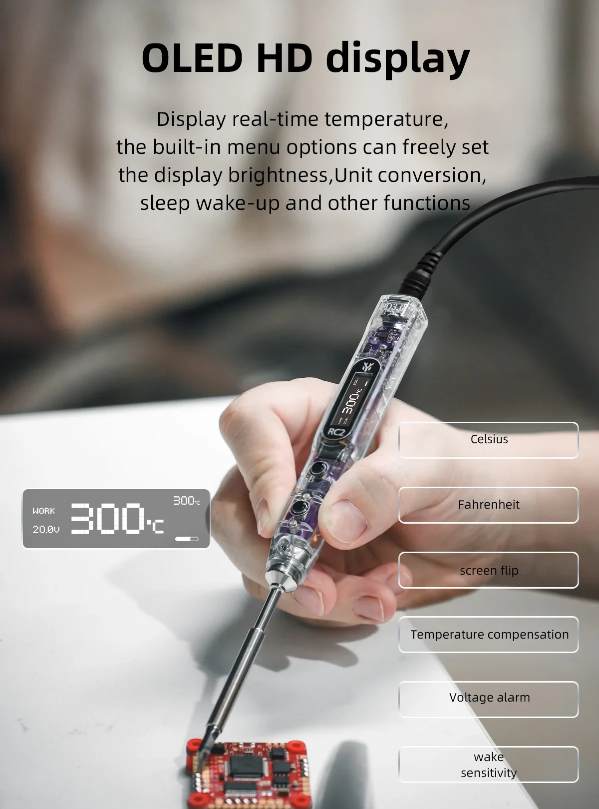 HGLRC RC2 Soldering Iron