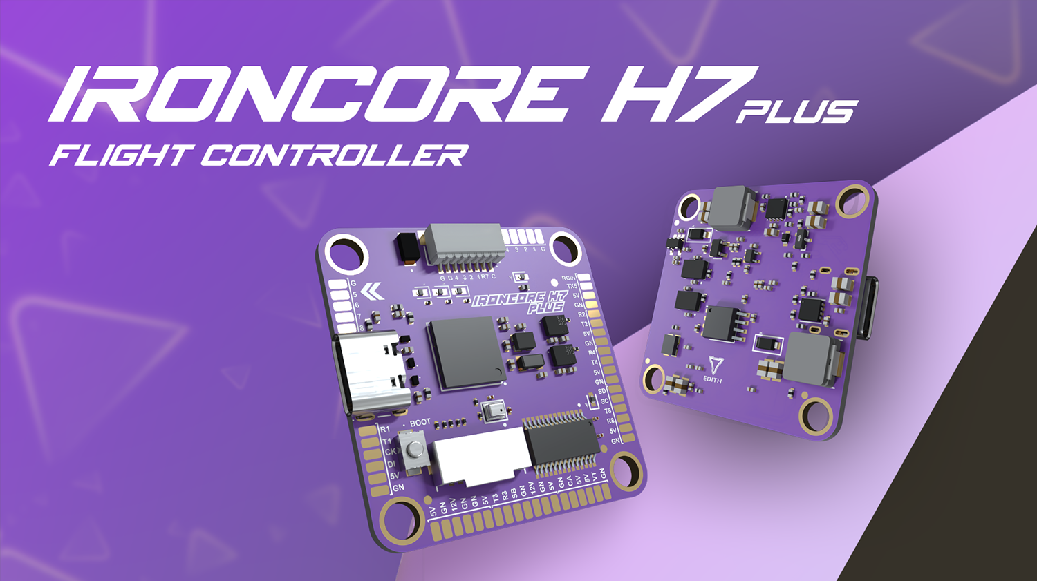 EDITHFPV Ironcore H7 Plus H743 Flight Controller
