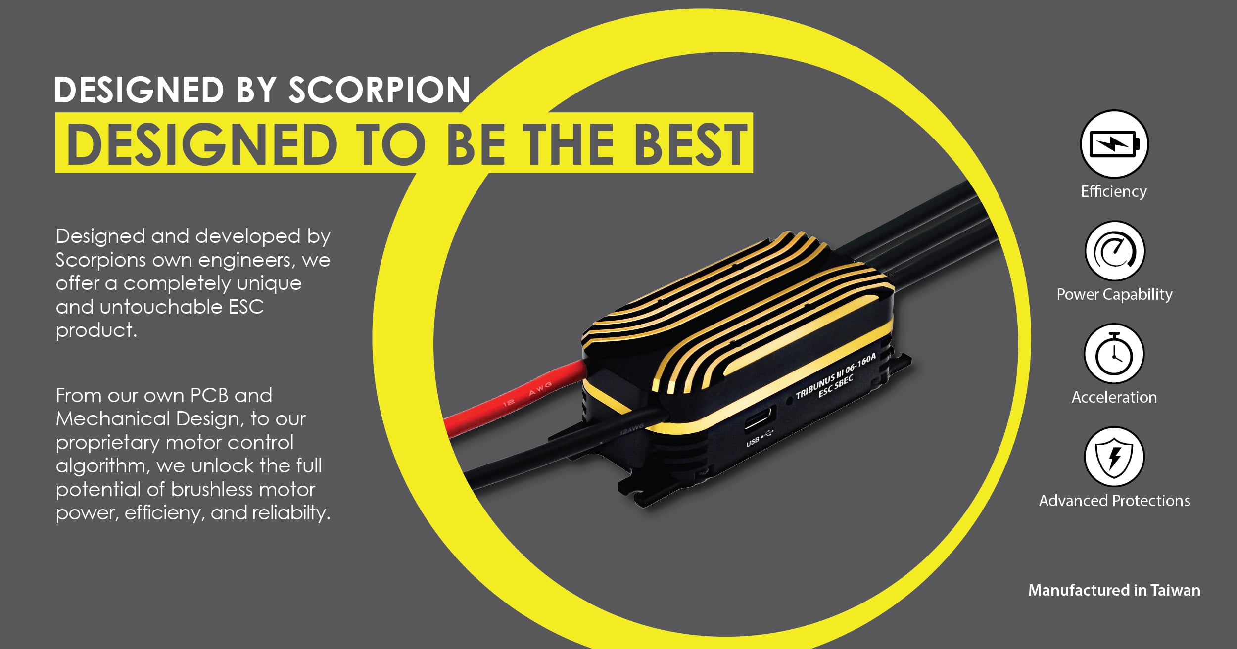 Scorpion Tribunus III 06-160A ESC with SBEC