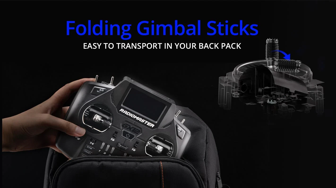 RadioMaster GX12 Dual-Band Gemini-X Radio Controller (ELRS, M2)