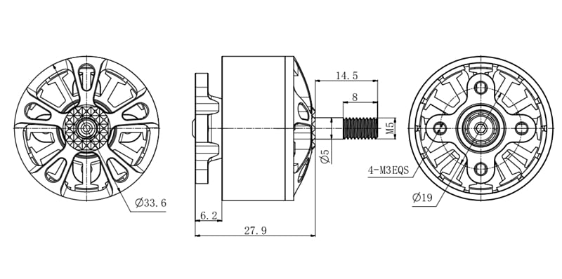 CAELUS FA2812 920KV Brushless Motor