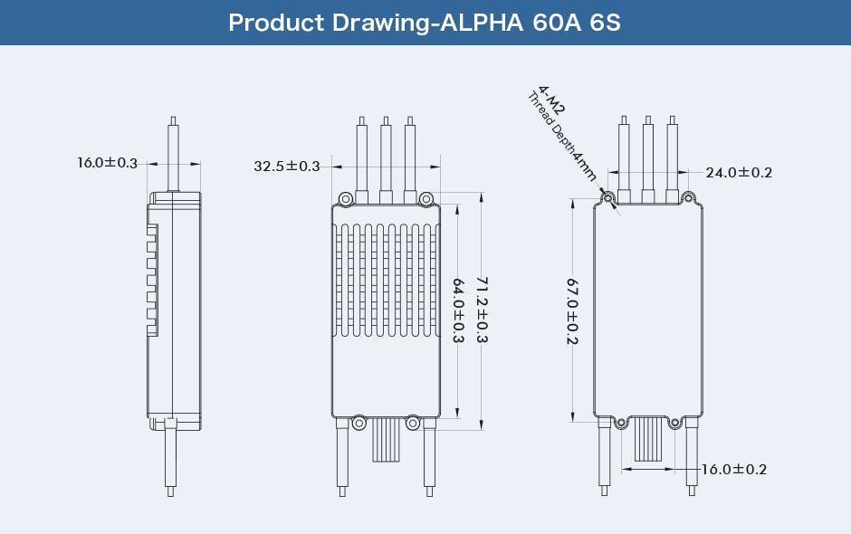 T-Motor Alpha 60A 6S ESC