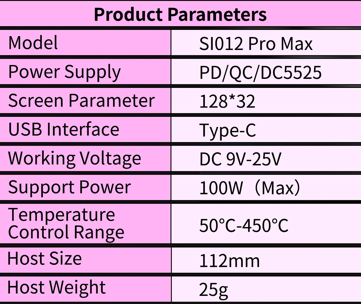 Sequre SI012 Pro Max OLED Soldering Iron