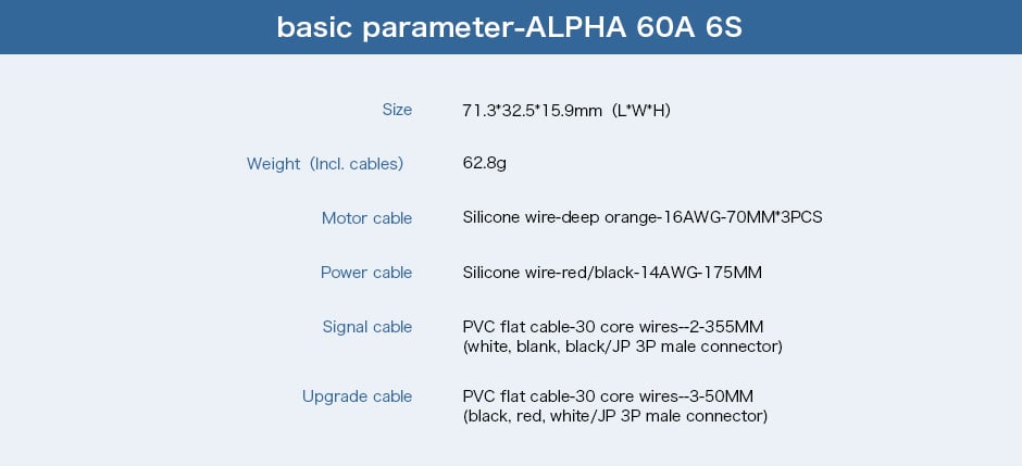 T-Motor Alpha 60A 6S ESC