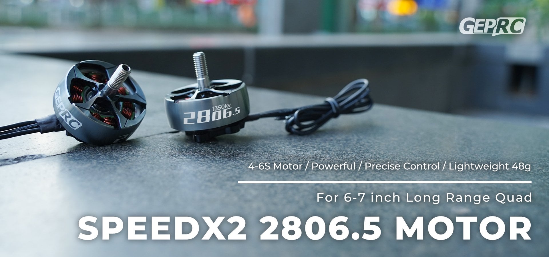 GEPRC SpeedX2 2806.5 Motor – 1350KV/1760KV