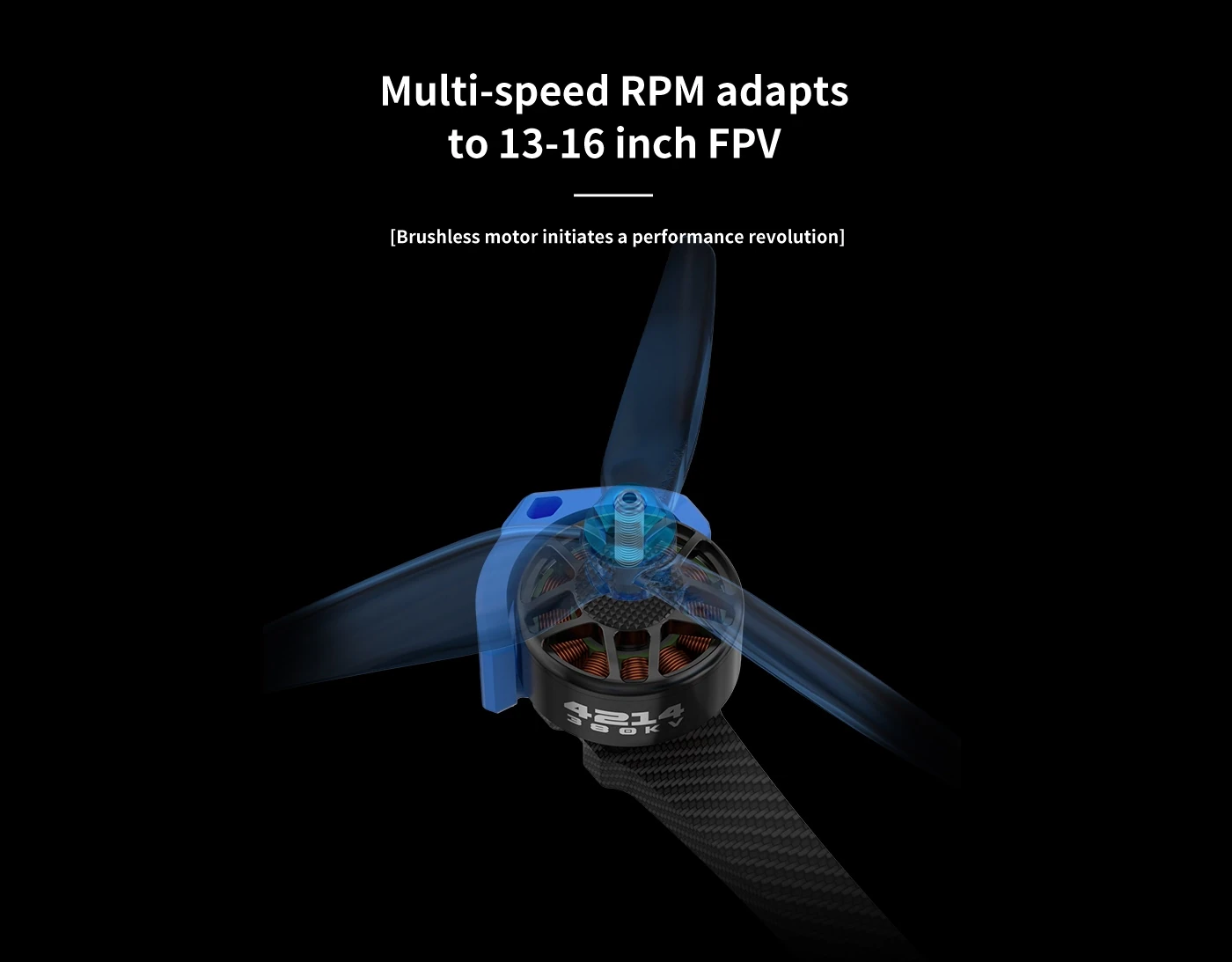 Axisflying 4214 380KV Motor for 13-Inch FPV Drones
