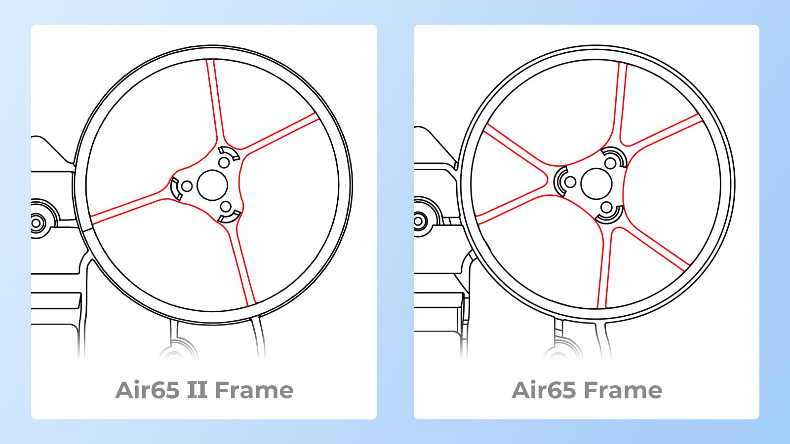 BetaFPV Air65 II Brushless Whoop Frame