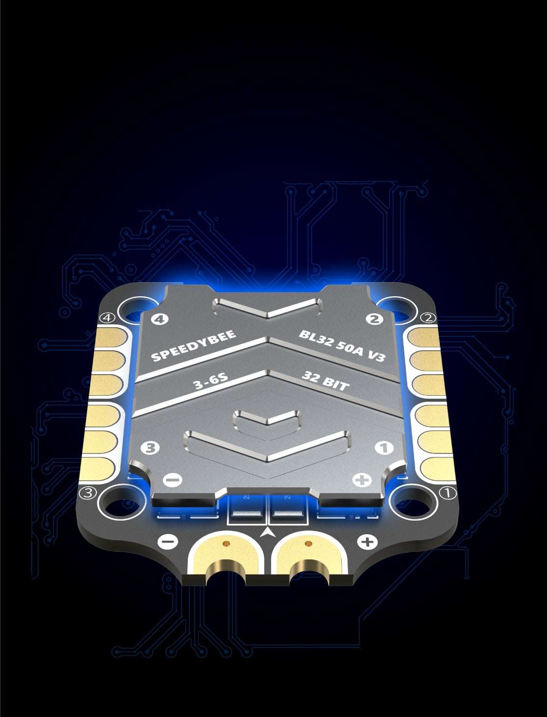 SpeedyBee F7 V3 Flight Controller (F722, BMI270, 30.5x30.5)