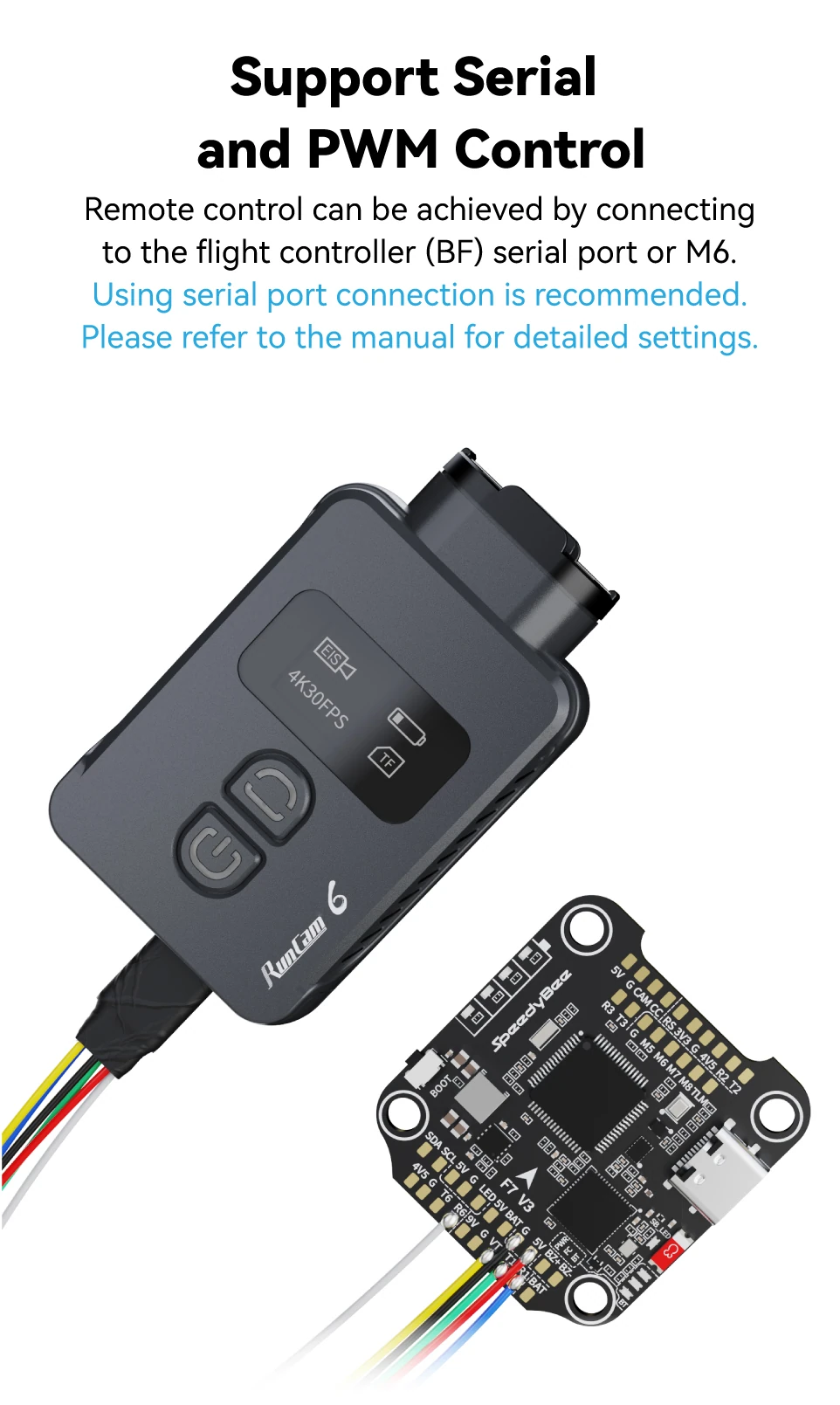 RunCam 6 4K HD FPV Action Camera