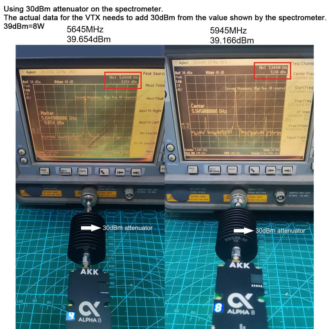 AKK Alpha 8 5.8GHz 8W 80CH Analog VTX