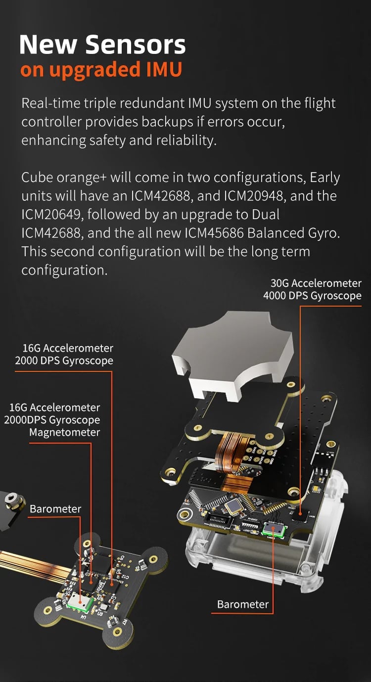CubePilot Cube Orange+ Standard Set with ADS-B Carrier Board