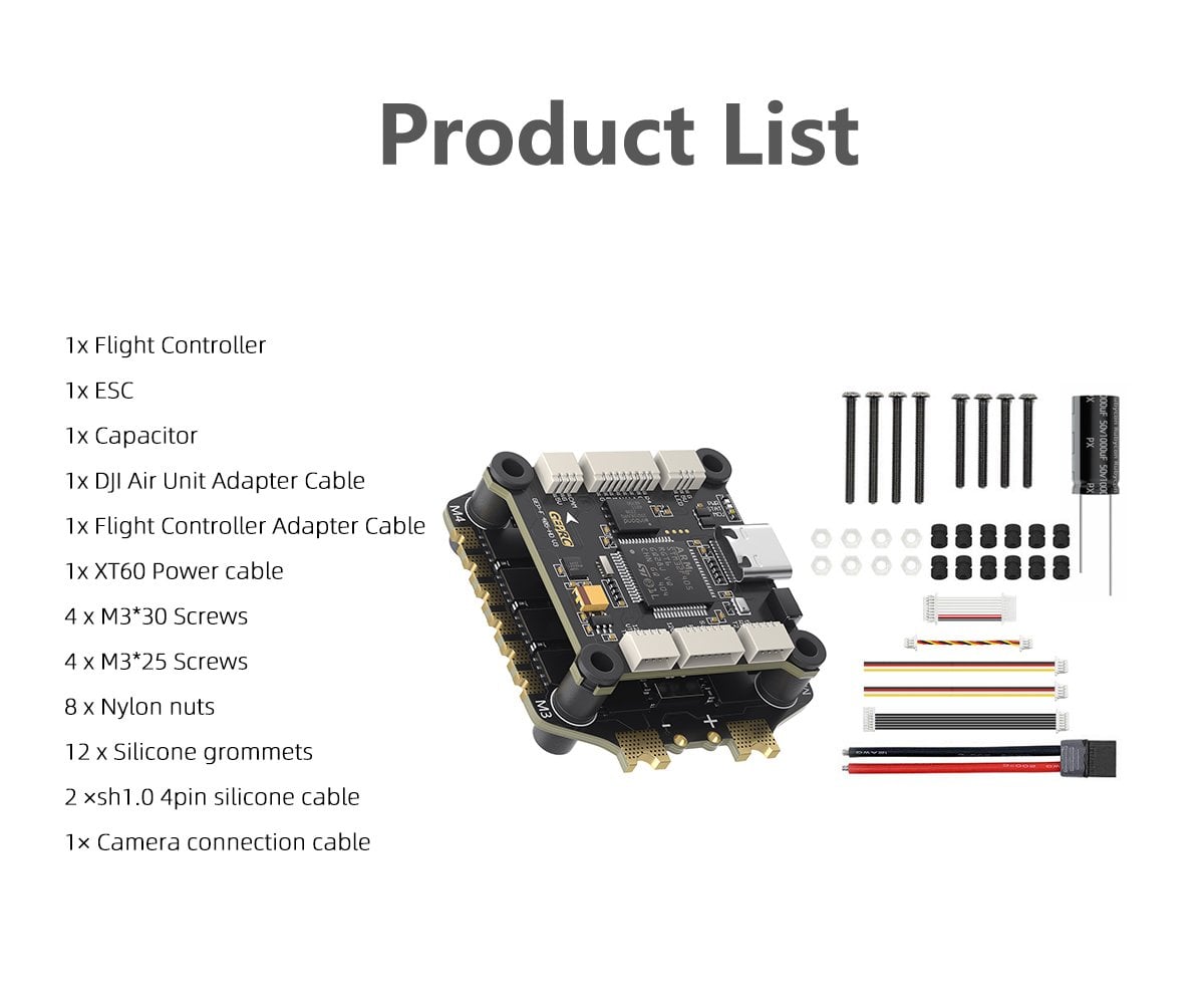 GEPRC TAKER F405 BLS 65A V2 Stack