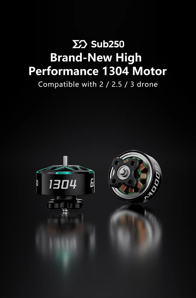Sub250 1304 6000KV Motor