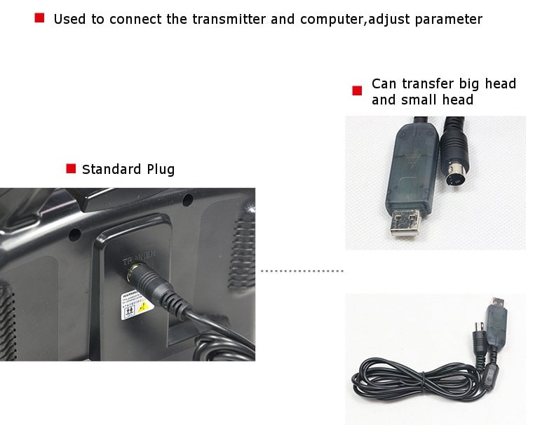 FlySky Data Cable for FS-i6 / FS-T6 Transmitter