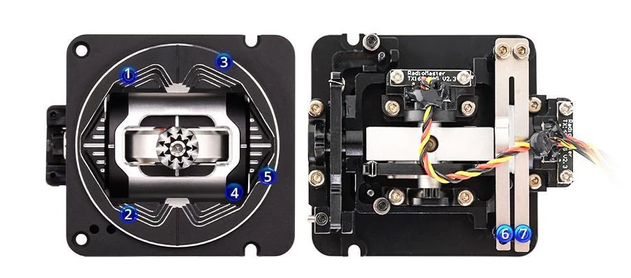 RadioMaster AG01 CNC Hall Gimbals for TX16S and Boxer