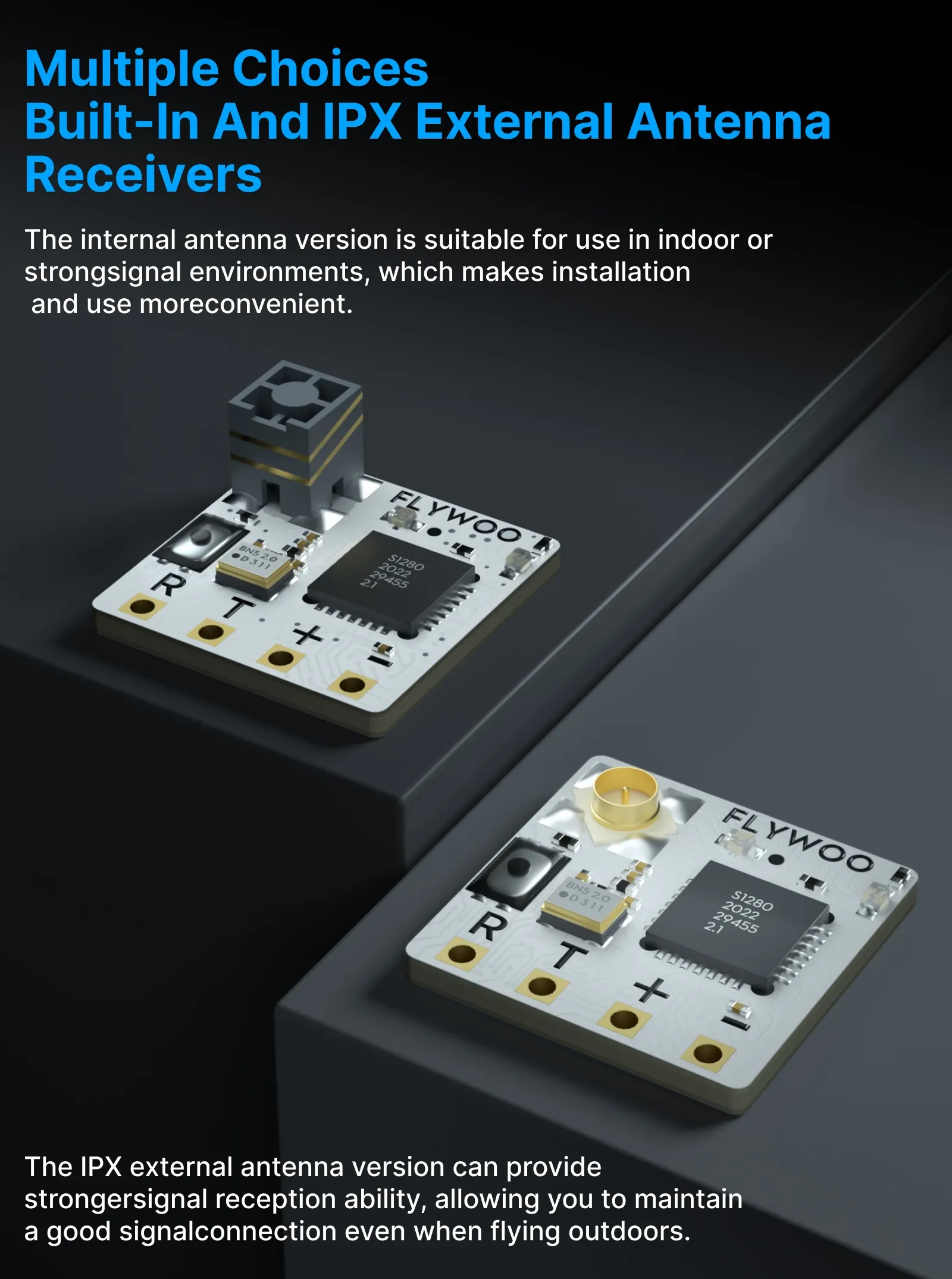 Flywoo TCXO 2.4GHz EL24P ELRS Receiver