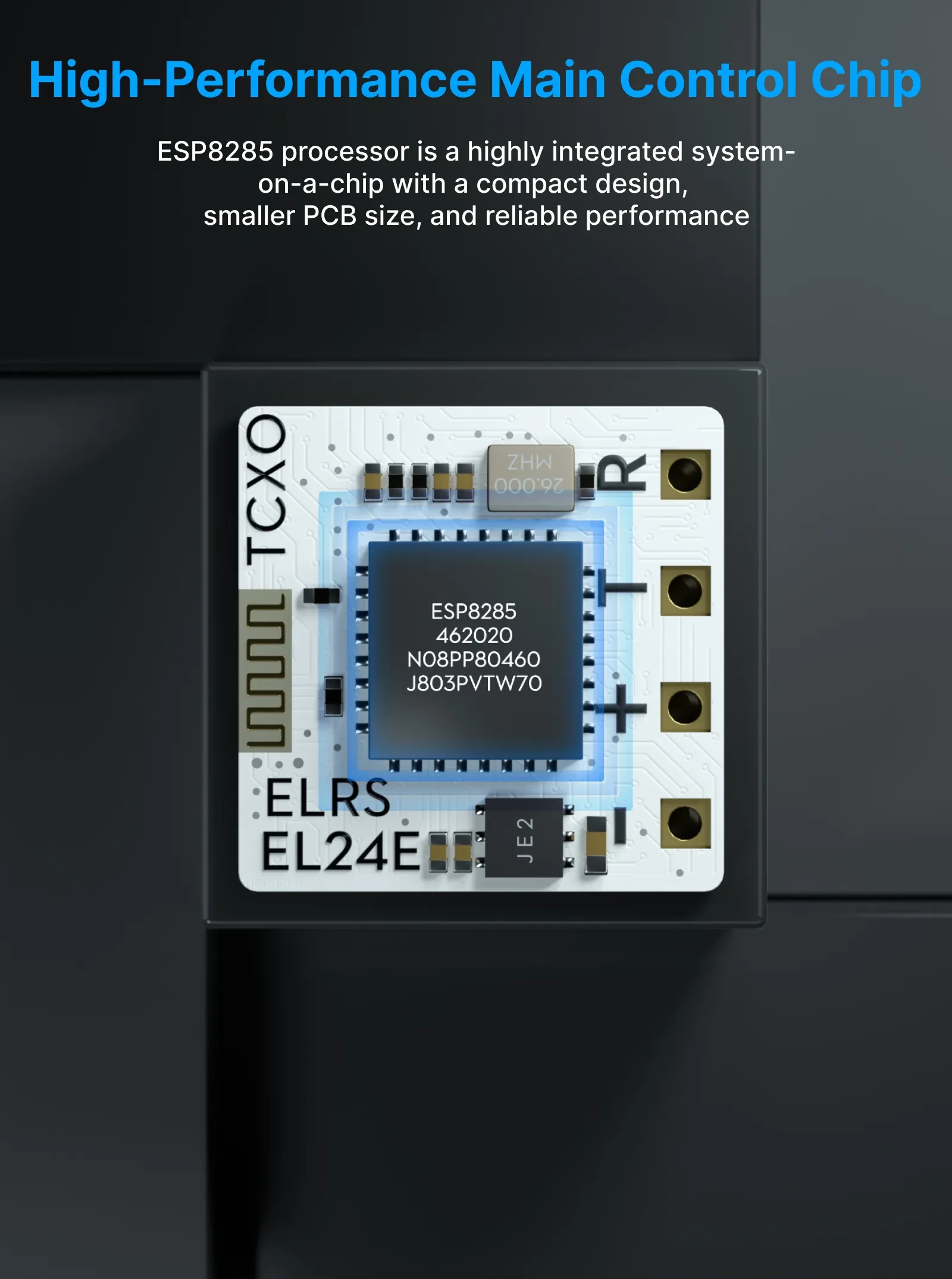 Flywoo TCXO 2.4GHz EL24P ELRS Receiver
