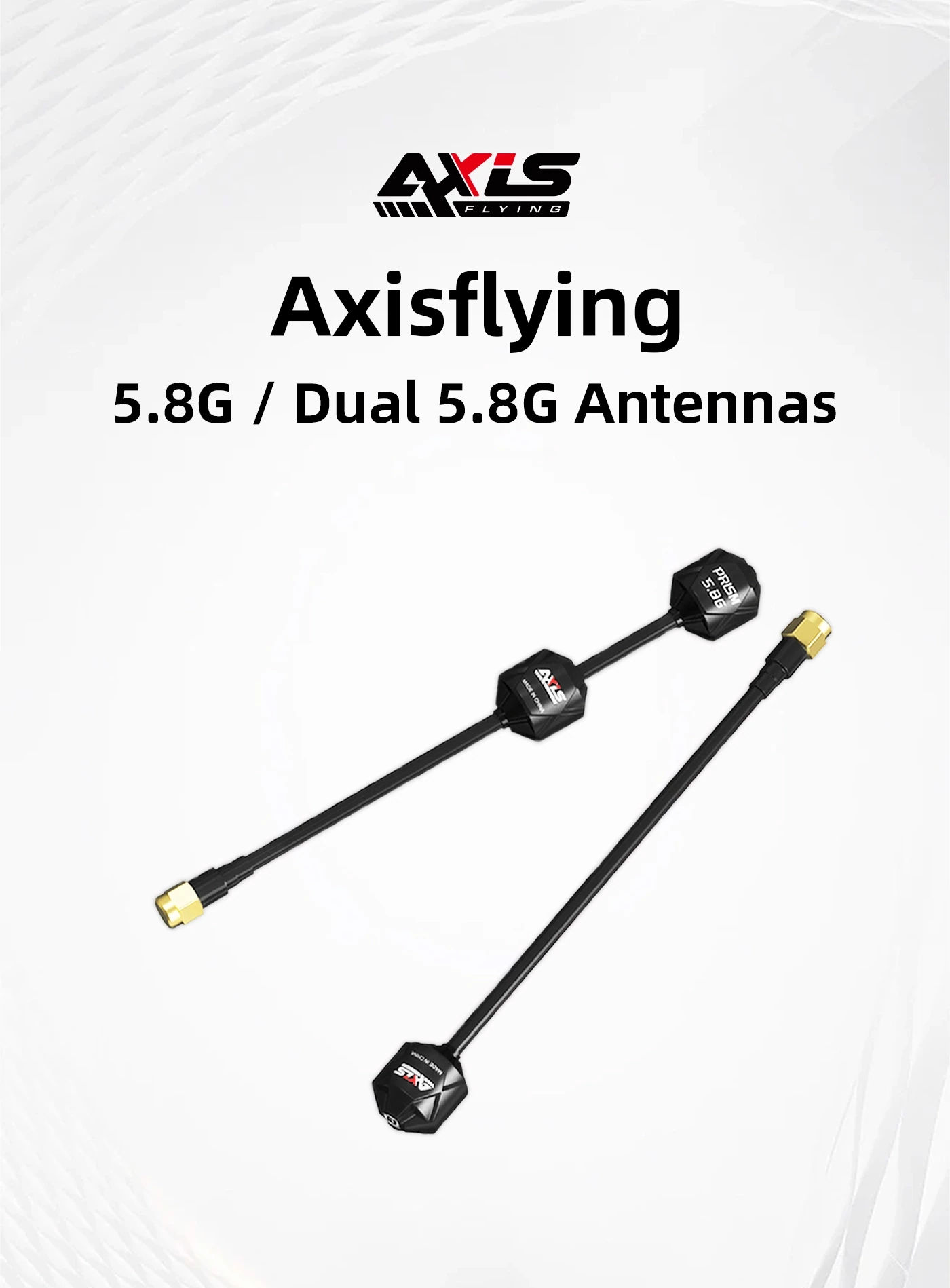 Axisflying Prism Single 5.8GHz RHCP FPV Antenna, SMA