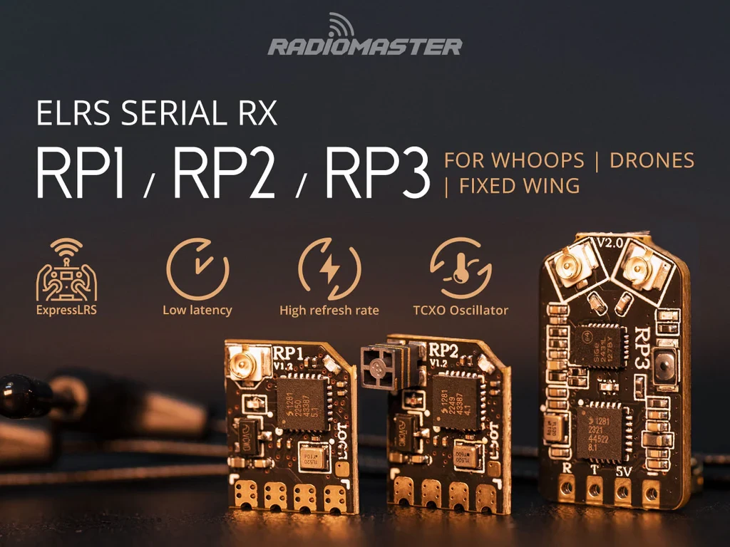 RadioMaster RP3 V2 ExpressLRS 2.4GHz Nano Receiver