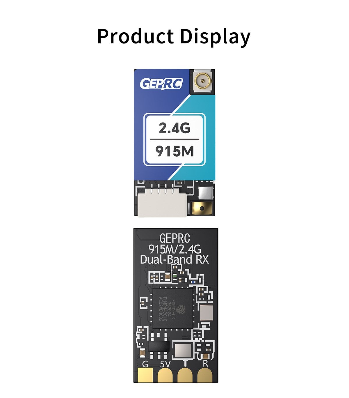 GEPRC ELRS Nano 915M/2.4G Dual-Band Receiver