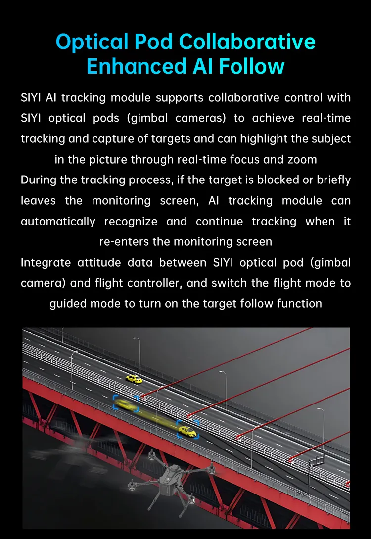 SIYI AI Tracking Module II 10T for Gimbal Cameras