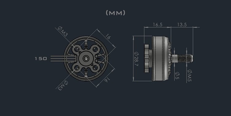 AMAX 2207 Competition Bando Brushless Motor