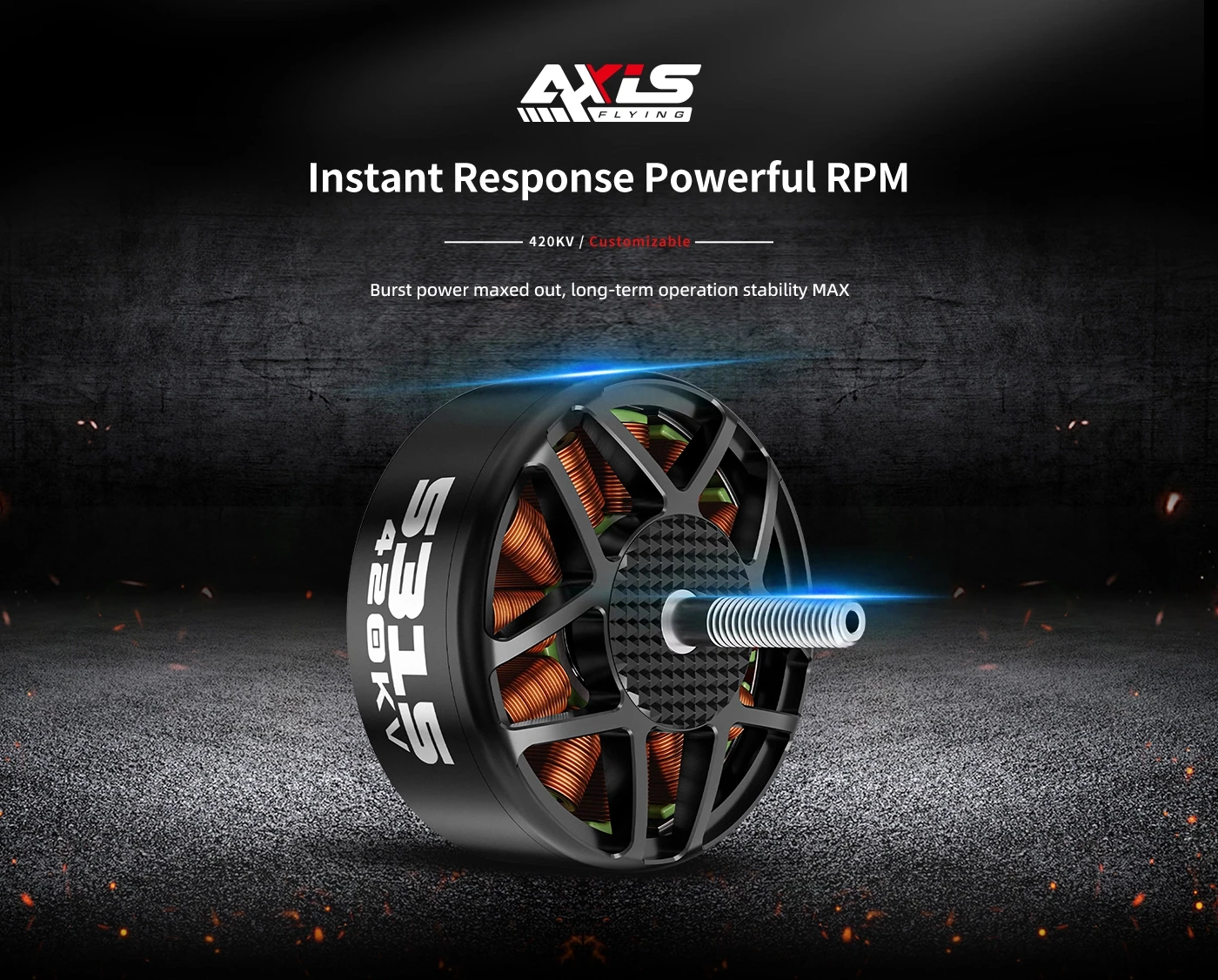 Axisflying AZ5315 420KV 6-8S Brushless Motor