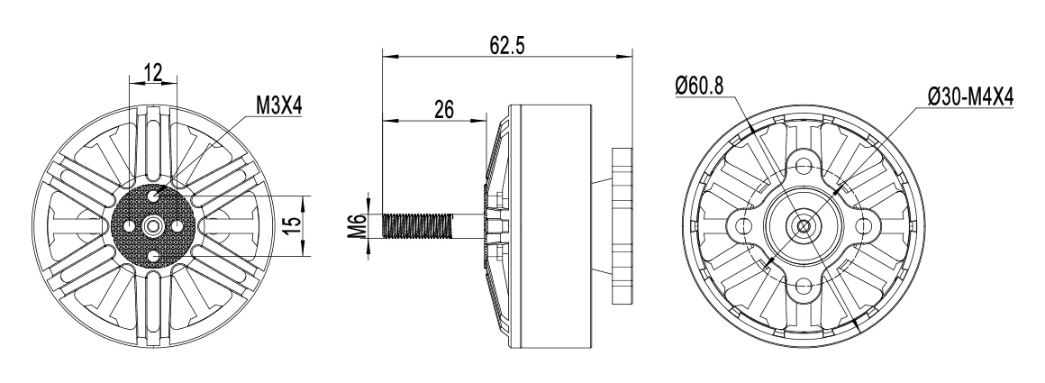 MAD Bsc 5215 430KV Motor