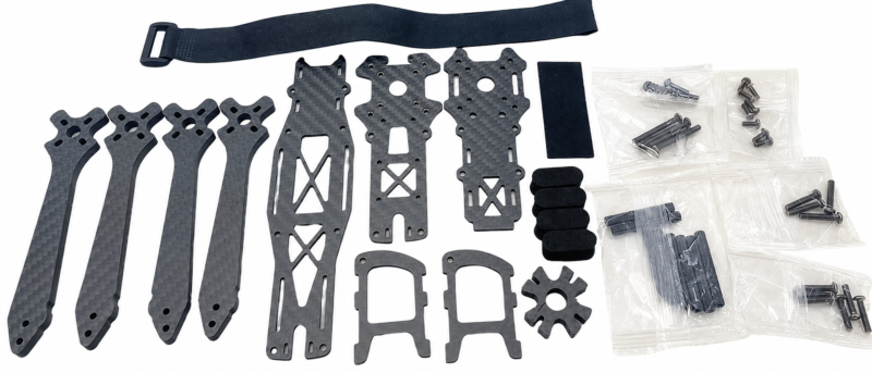 Source One V6 5″ Carbon Fiber Frame Kit