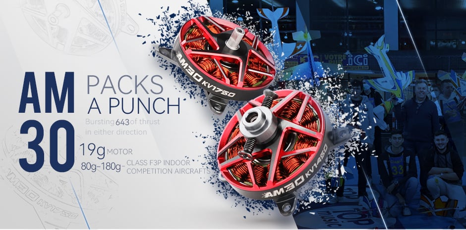 T-Motor Hobby BPP-4D Contest AM30 Combo F3P Indoor Set 1750KV