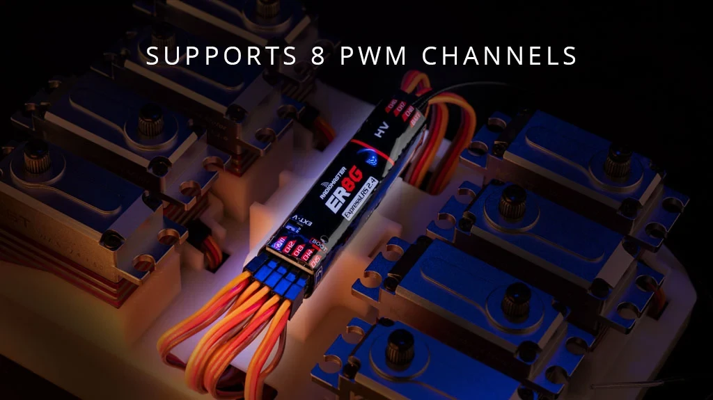 RadioMaster ER8G 2.4GHz ELRS 8CH PWM Receiver