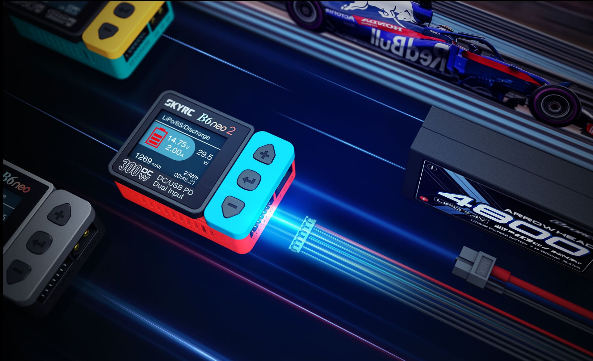 SkyRC B6neo 2 300W Smart Charger