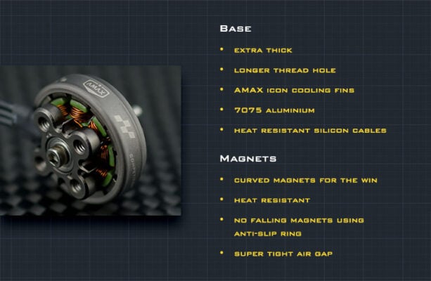 AMAX 1102 11000KV Brushless Motor