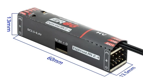 RadioMaster ER8G 2.4GHz ELRS 8CH PWM Receiver
