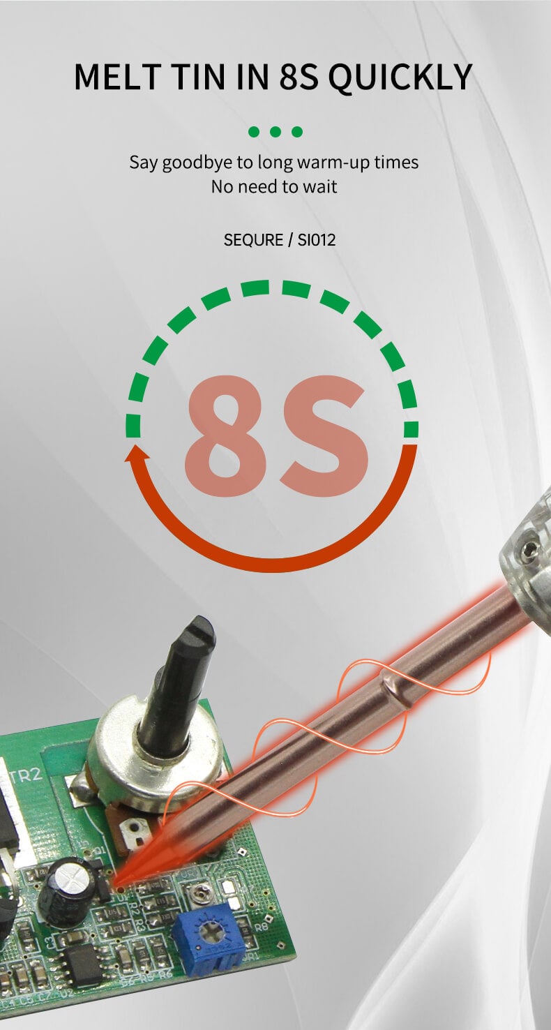 SEQURE SI012 Intelligent OLED Soldering Iron (T12)